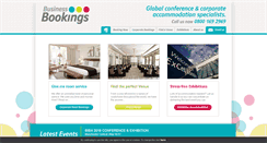 Desktop Screenshot of businessbookings.com